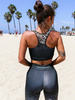 Sportovní Podprsenka Crop Top Short | černá/panther G03